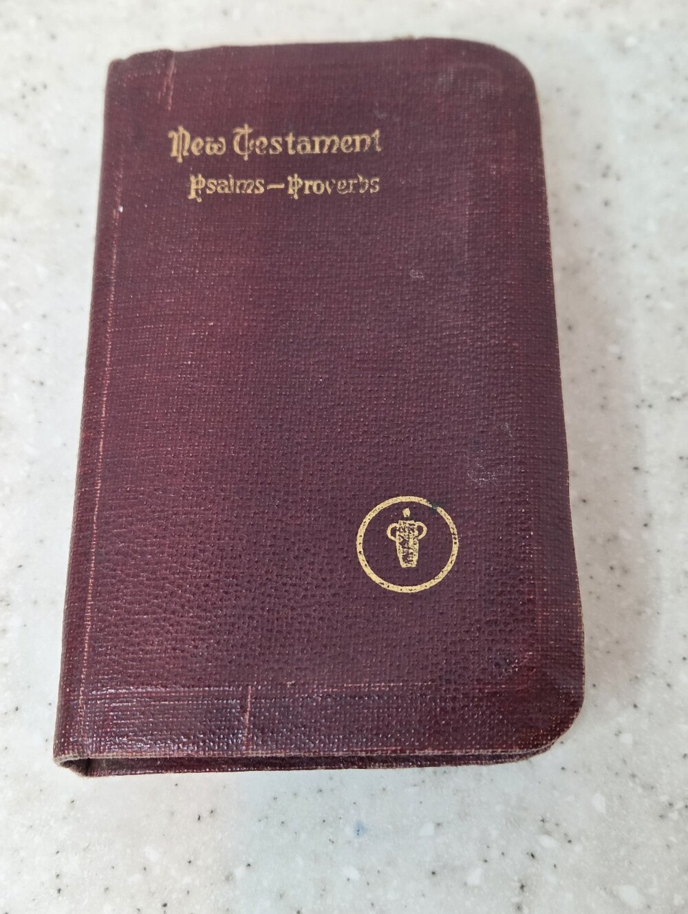 Vintage 1947 Gideons New Testament Psalms Proverbs Bible WWII Era Pocket Book